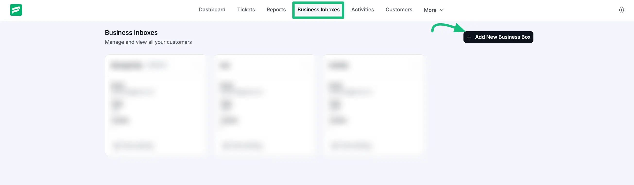 Add new Business Inbox