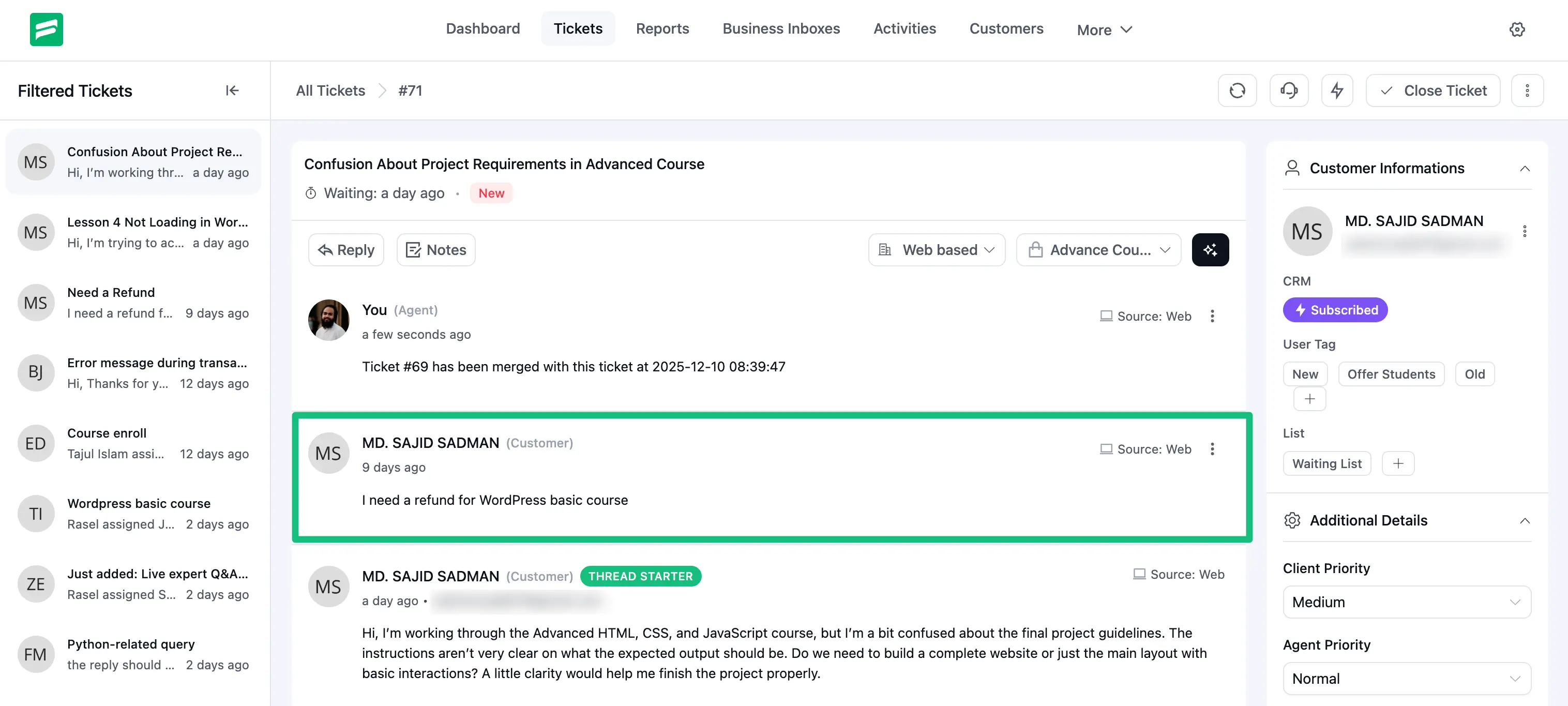 Finally marge desired tickets