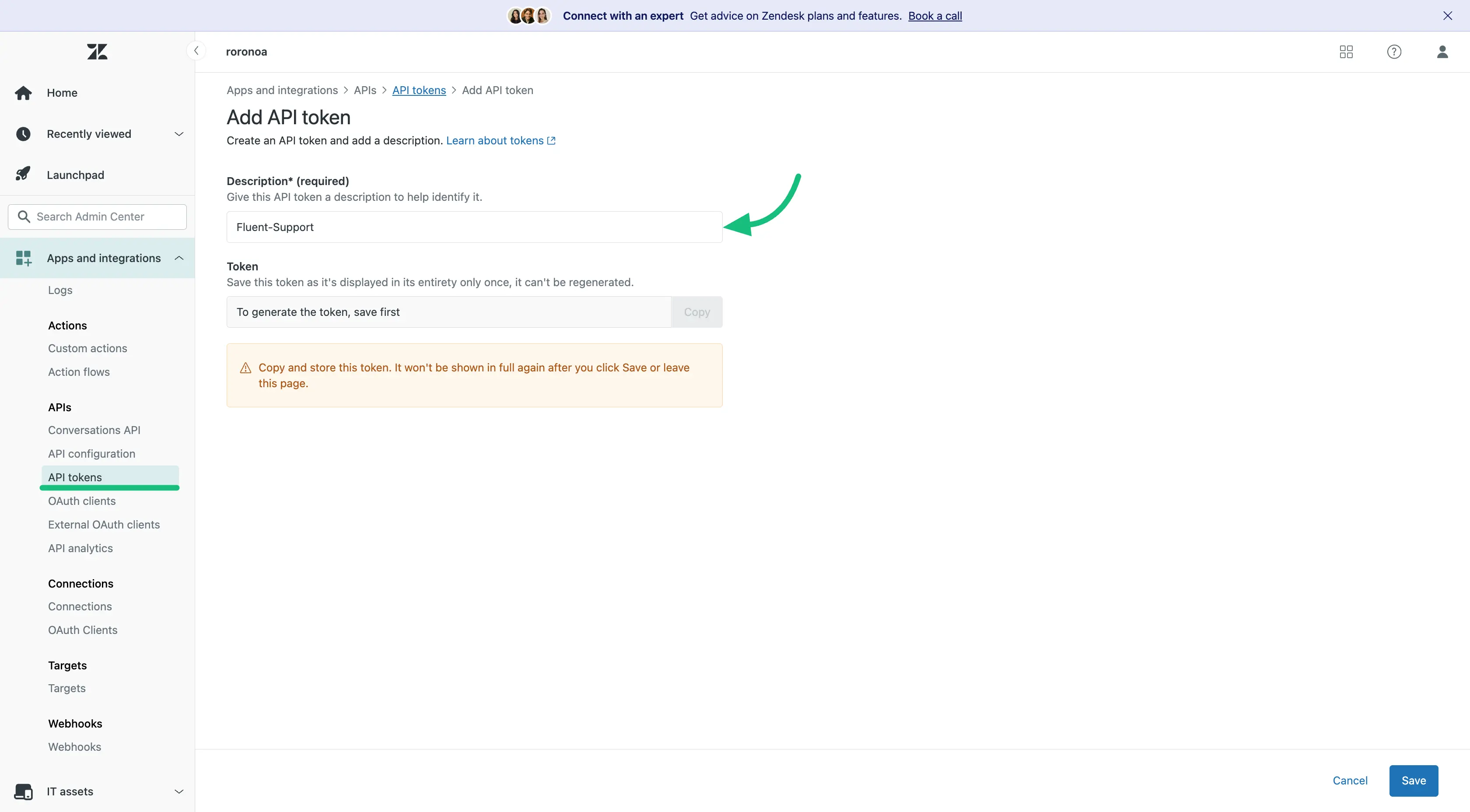 Get started to get the Zendesk API